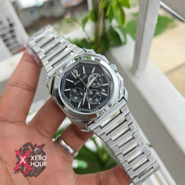 Bvlgari Octo Finissimo Watch | Black Dial | Chronograph | AA Grade