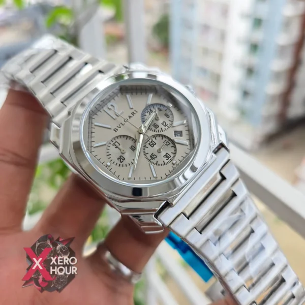 Bvlgari Octo Finissimo Watch | Grey Dial | Chronograph | AA Grade