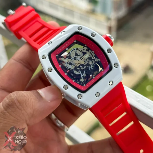 Richard Mille | Bubba Watch | Red Strapwhite body | AA Grade