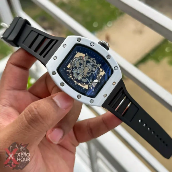Richard Mille | Bubba Watch | Black White Strap Dial | AA Grade