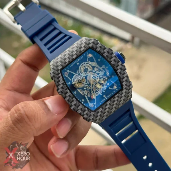 Richard Mille | Carbon Edition | Dark Blue Strap | AA Grade