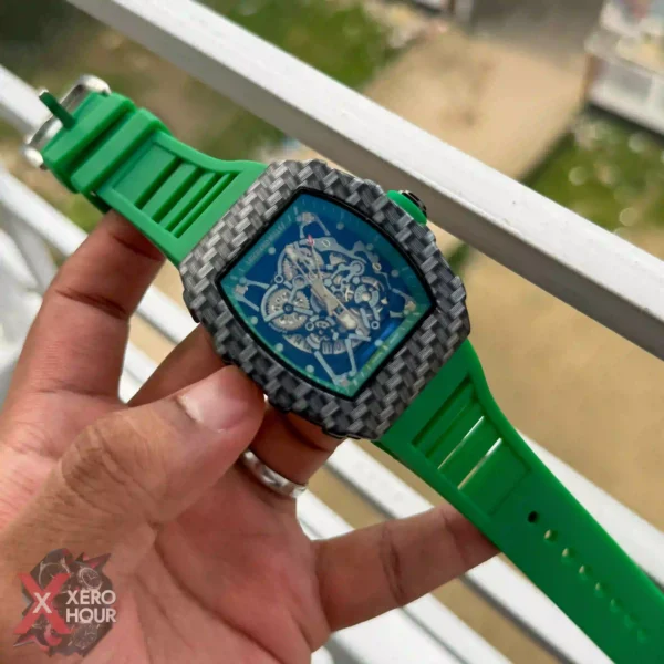 Richard Mille | Carbon Edition | Green Strap | AA Grade