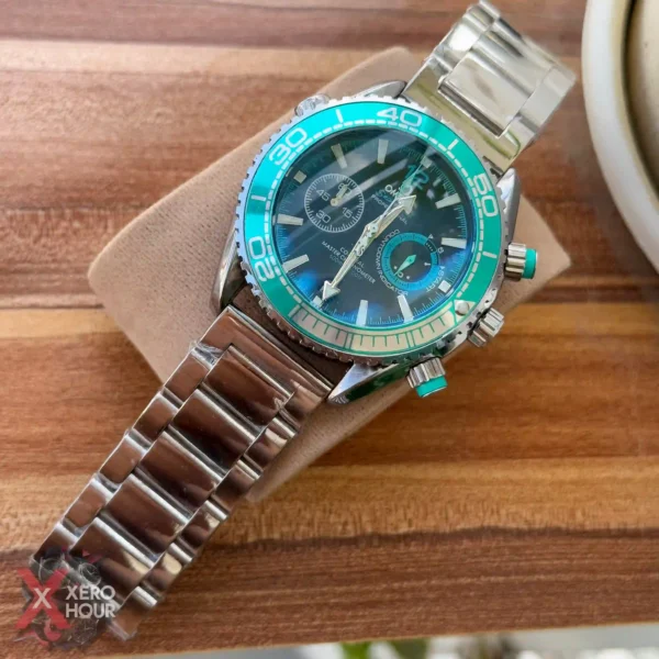 Omega Seamaster | Chronograph - Cyan| No Date | AA Grade