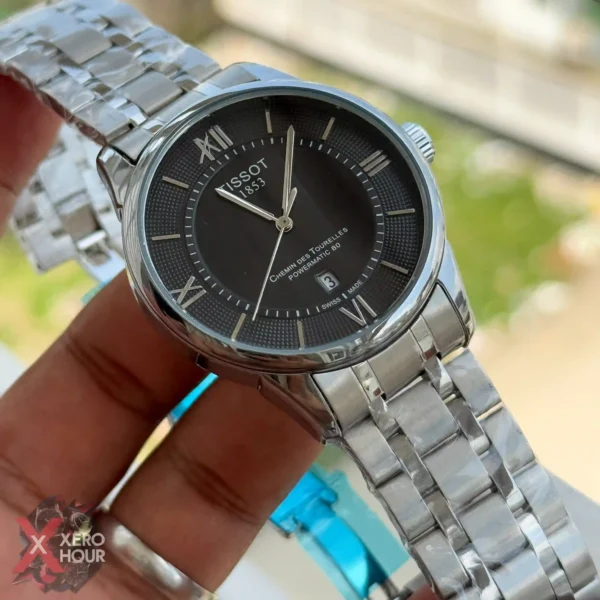 Tissot Plain Dial | Date Just Model | Black Dial