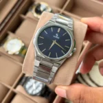 Sober Hexa | Single Tone | Blue dial | Sunbrust effect