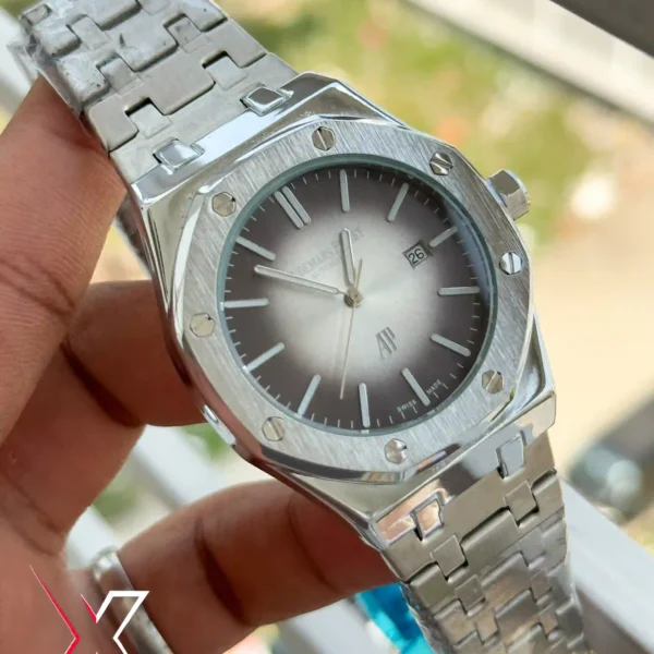 Audemars Piguet | Royal Oak | Date Just | Pearl white dial