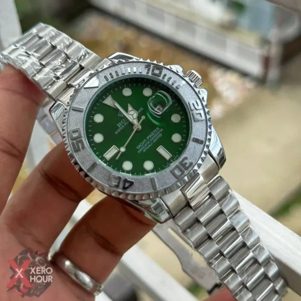 ROLEX YACHT MASTER II | AA | SILVER GREEN DIAL | HD