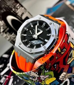 Skmei 2243 – World time 50 Timezone- Orange