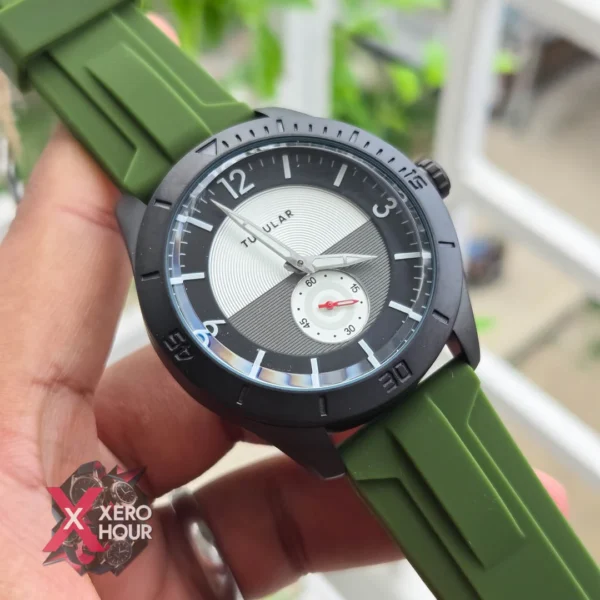 TUBULAR SILICON SPORT DIAL WATCH | POWER LUME SECOND HAND DIAL