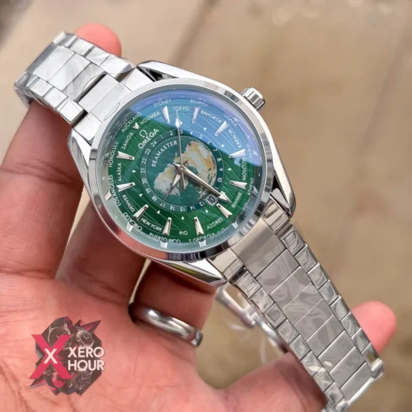 OMEGA WORLD TIMER QUARTZ MOVEMENT WATCH