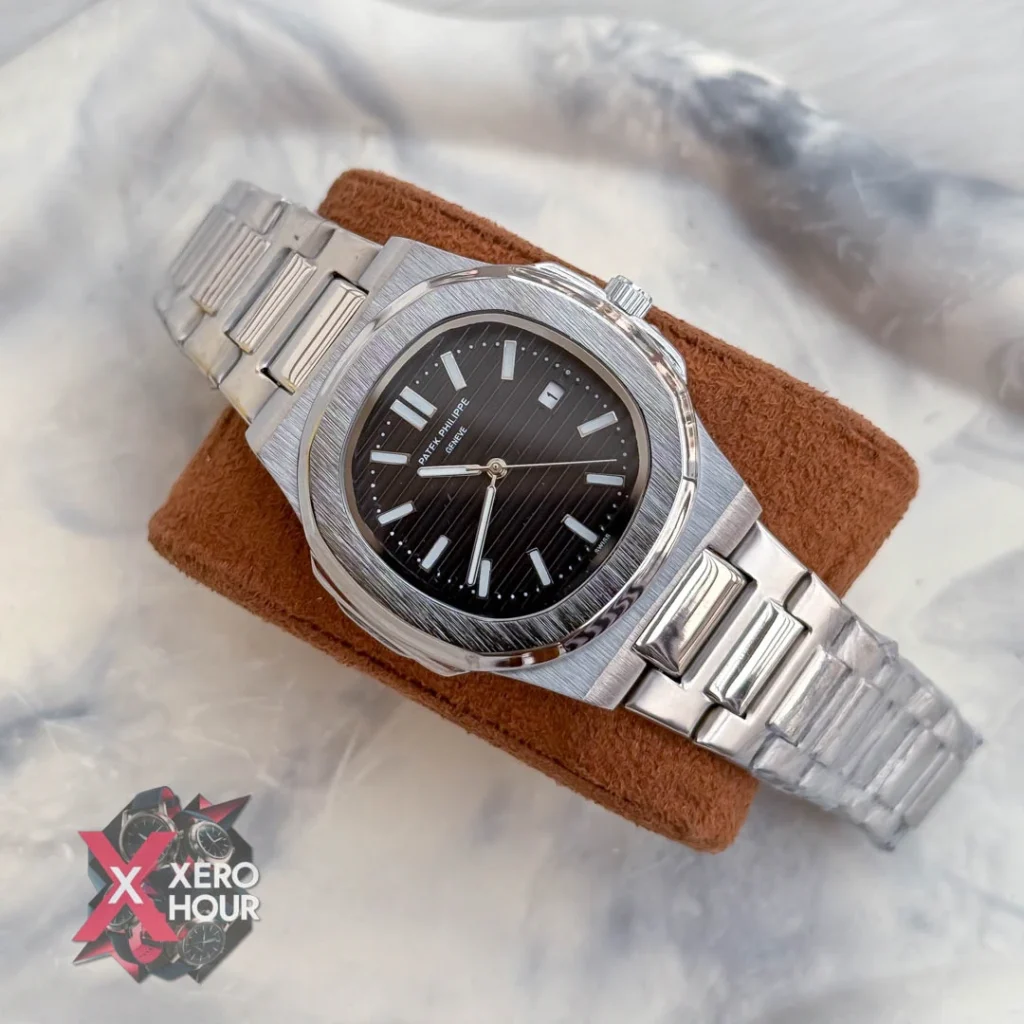 PATEK PHILIPPE NAUTILUS QUARTZ BUTTERFLY WATCH — alternate view 2