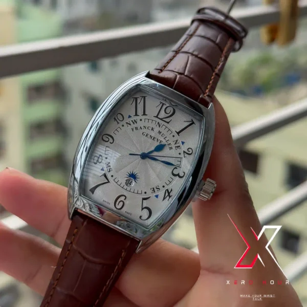 FRANC MULLER PLAIN DATE JUST WATCH | BLACK BROWN | AA - INSPIRED