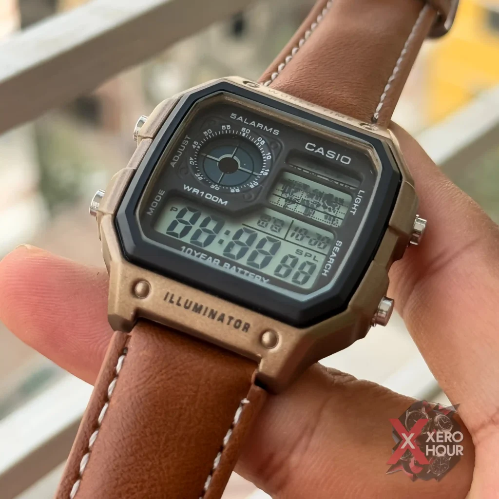 CASIO AE1200 WORLD TIMER DIGITAL DIAL AA GRADE