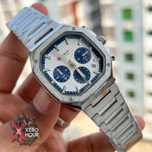 CURREN 8459 MULFI FUNCTIONAL DIAL | CHRONOGRAPH AUTHENTIC BRAND WATCH