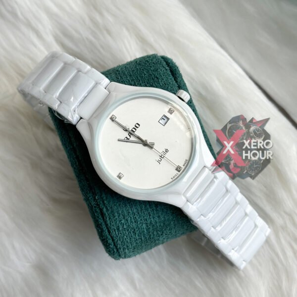 RADO WHITE CERAMIC BODY | DATE JUST INSPIRED WATCH | AA GRADE