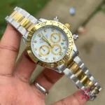ROLEX DAYTONA DUAL TONE AA GRADE WATCH WHITE DIAL — alternate view 3