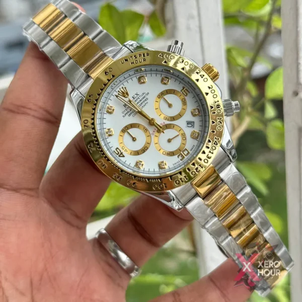 ROLEX DAYTONA DUAL TONE | AA GRADE WATCH | WHITE DIAL