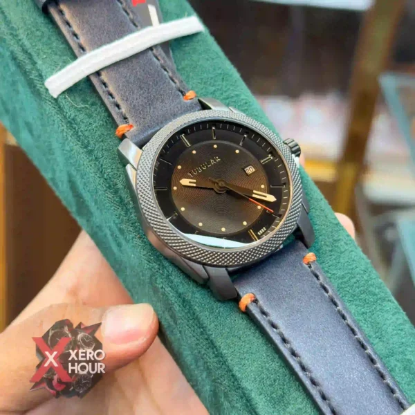 TUBULAR FOSSIL INSPIRED | AUTHENTIC WATCH | LEATHER BELT