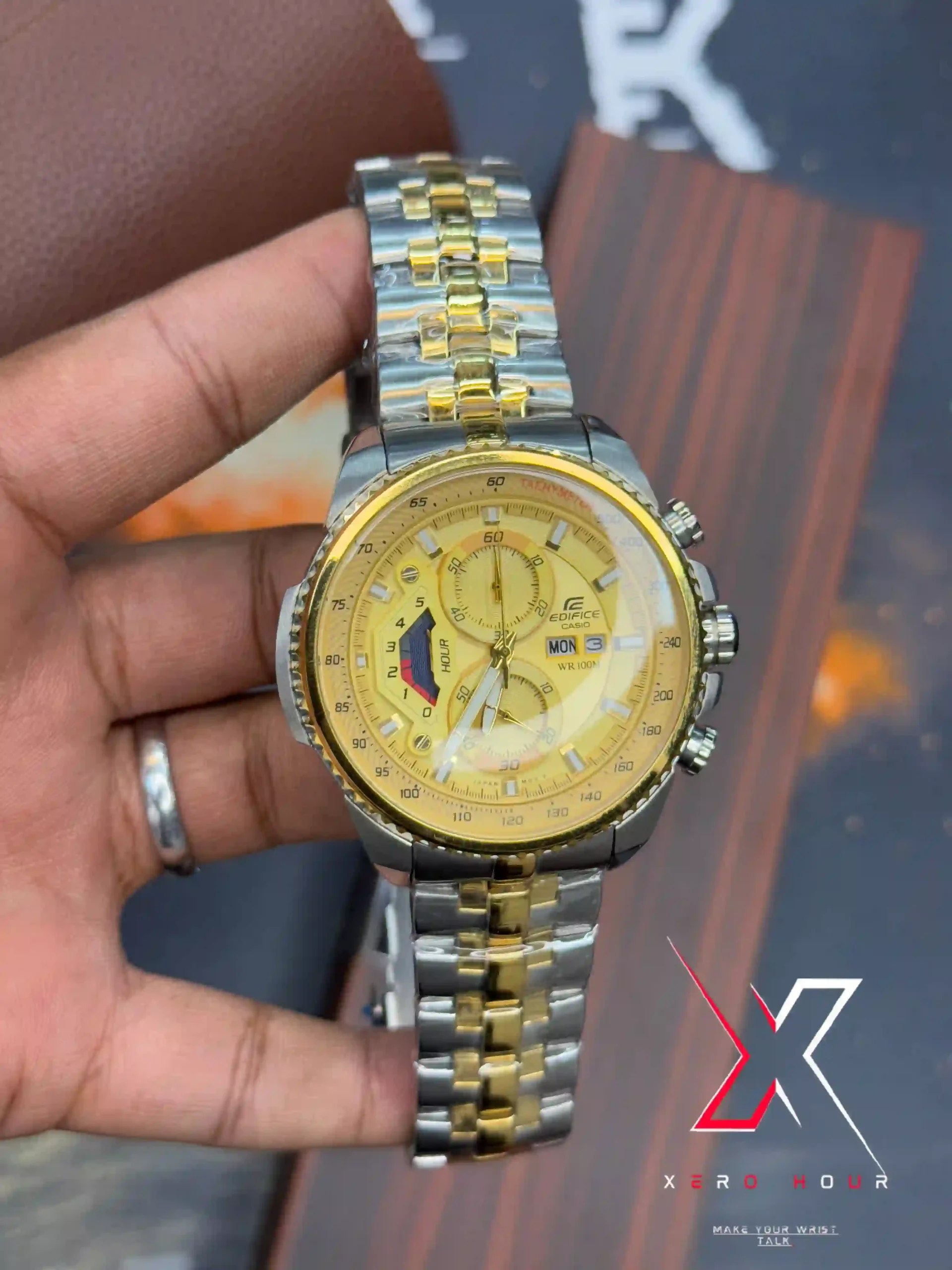 IMG_0401_result EDIFICE 1:1 MIRROR GRADE | QUARTZ MOVEMENT | ANALOGUE DIAL WATCH FOR MEN'S - Image 1