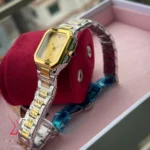 CASLEX LADIES WATCH SQUARE SANTOS STYLE QUARTZ MOVEMENT — alternate view 5