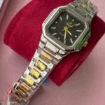 CASLEX LADIES WATCH SQUARE SANTOS STYLE QUARTZ MOVEMENT — alternate view 2