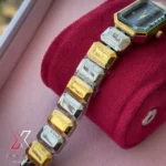GUCCI SQUARE DUAL TONE SLIM IPG COATING LADIES QUARTZ MOVEMENT WATCH — alternate view 3