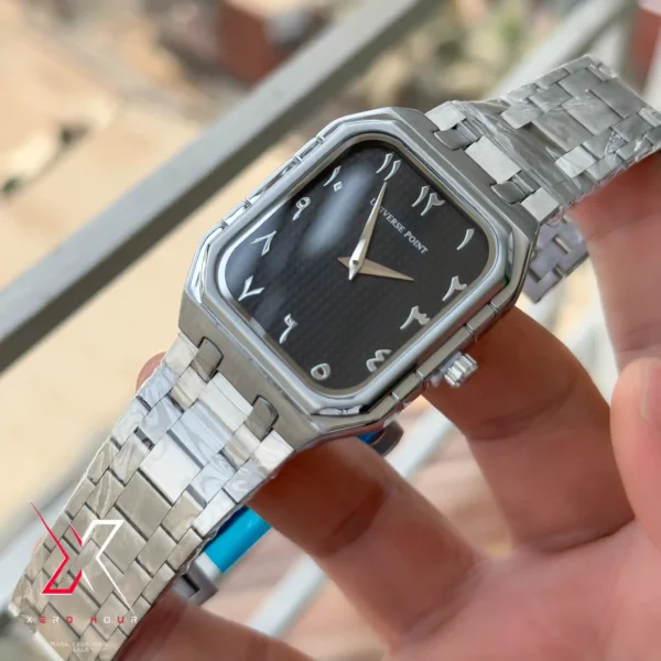 UNIVERSE POINT ARABIC SQUARE SHAPE DIAL AUTHENTIC BRAND WATCH