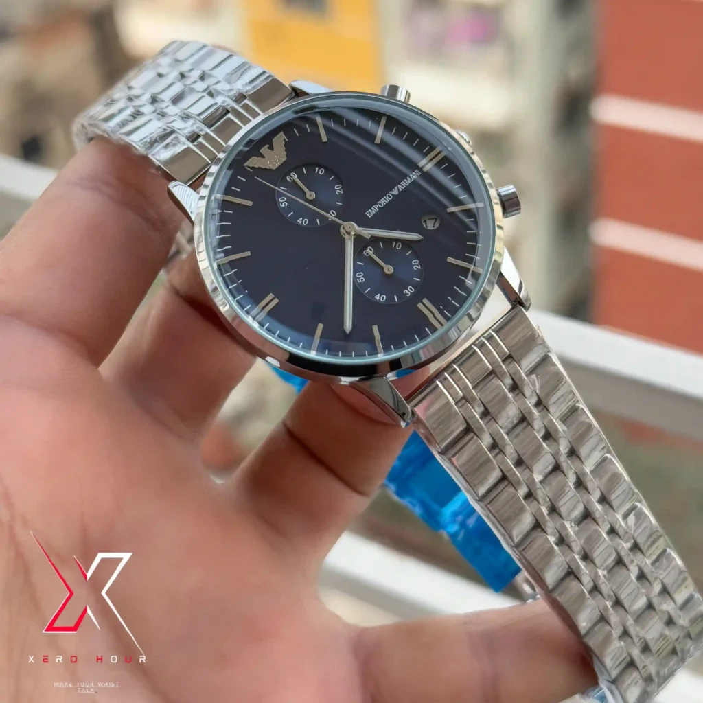 EMPORIO ARMANI CHRONOGRPAH DATE DIAL AA GRADE STANDARD CHAIN WATCH — alternate view 2