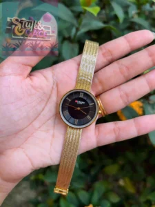 CURREN AUTHENTIC BRAND WATCH QUARTZ MOVEMENT MESH CHAIN