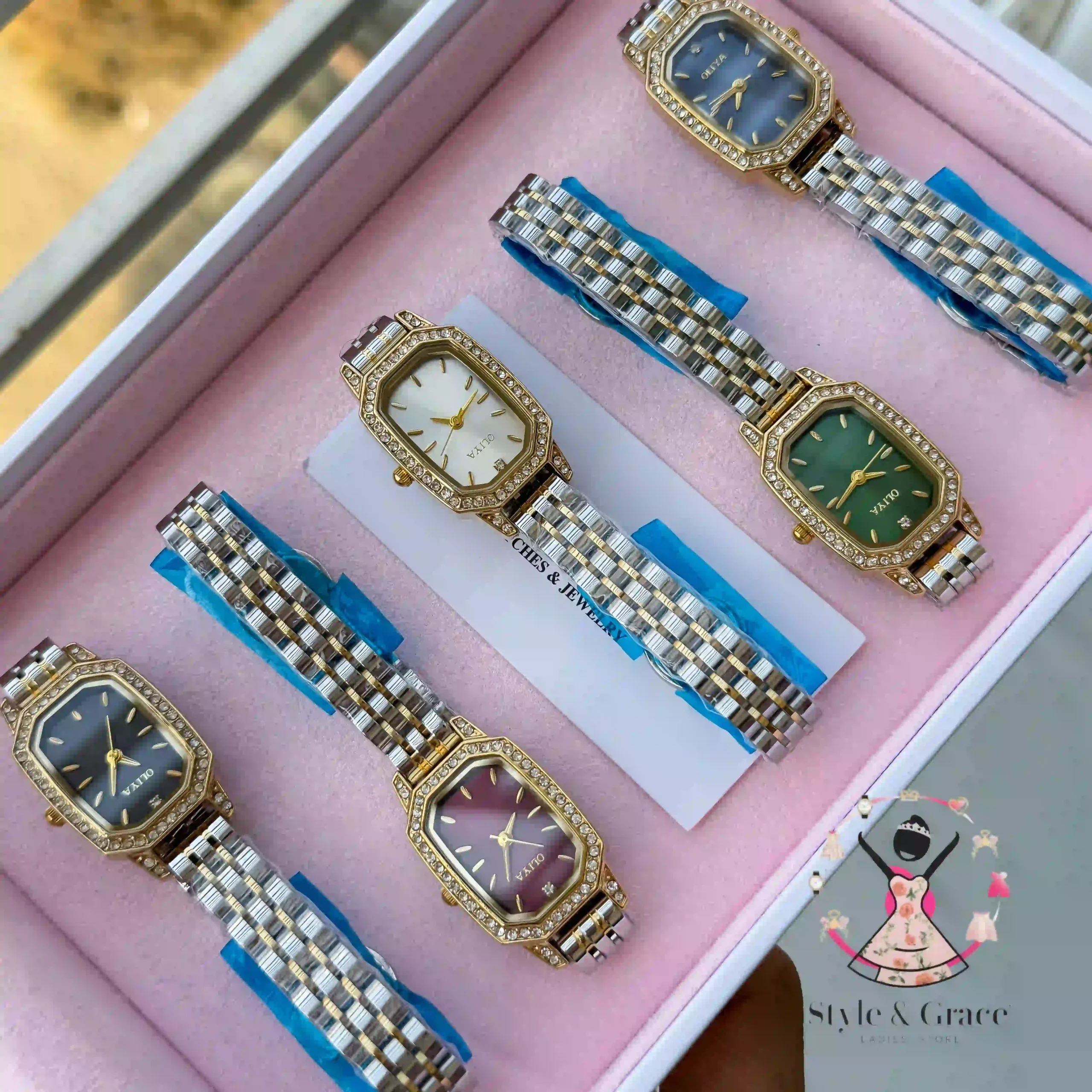 IMG_4665_result OLIYA STONE EDITION AUTHENTIC LADIES WATCH | QUARTZ MOVEMENT | 1 - Image 1