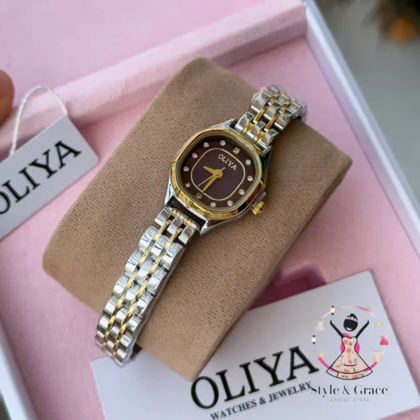 OLIYA SOFT SQUARE AUTHENTIC LADIES BRAND WATCH FOR WOMEN
