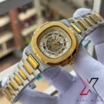 PATEK PHILIPPE NAUTILIOUS SKELETON | AUTOMATIC MECHANICAL MOVEMENT WATCH | SEMI AAA STANDARD