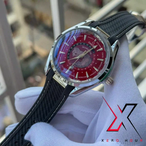 OMEGA SEAMASTER WORLD TIMER SILICON QUARTZ MOVEMENT | AA GRADE STANDARD | COLOR WAYS