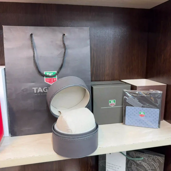 TAG HEUER AUTHENTIC BRANDED BOX & DOCUMENTS