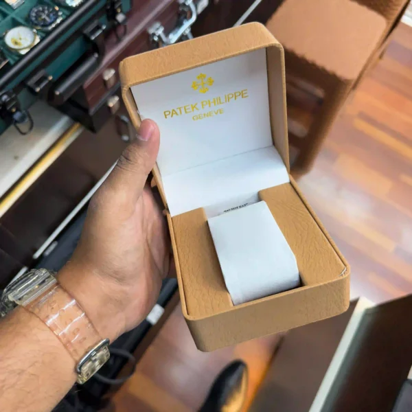 PU LEATHER BOX | PATEK PHILIPPE BRANDED | GIFT BOX FOR WATCHES