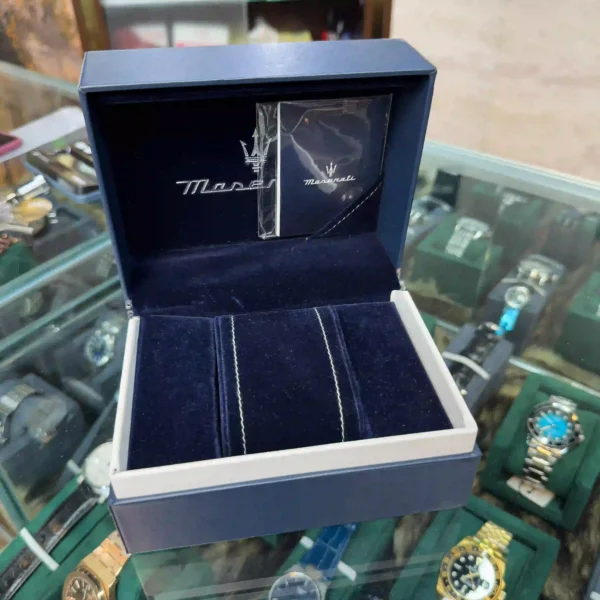MASERATI WATCH AUTHENTIC BOX & BAG