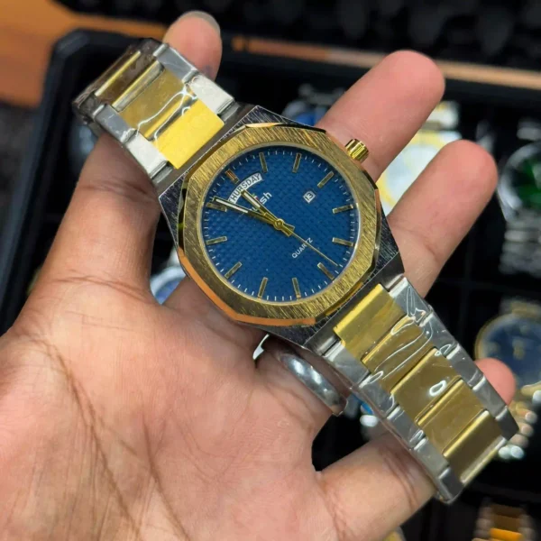 SWISH AUTHENTIC WATCH BRAND DAY ATE MODEL | DUAL TONE