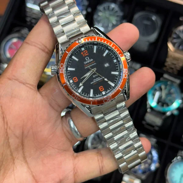 OMEGA SEAMASTER CHRONOGRAPH DATE JUST MODEL | QUART MOVEMENT MEN'S WATCH