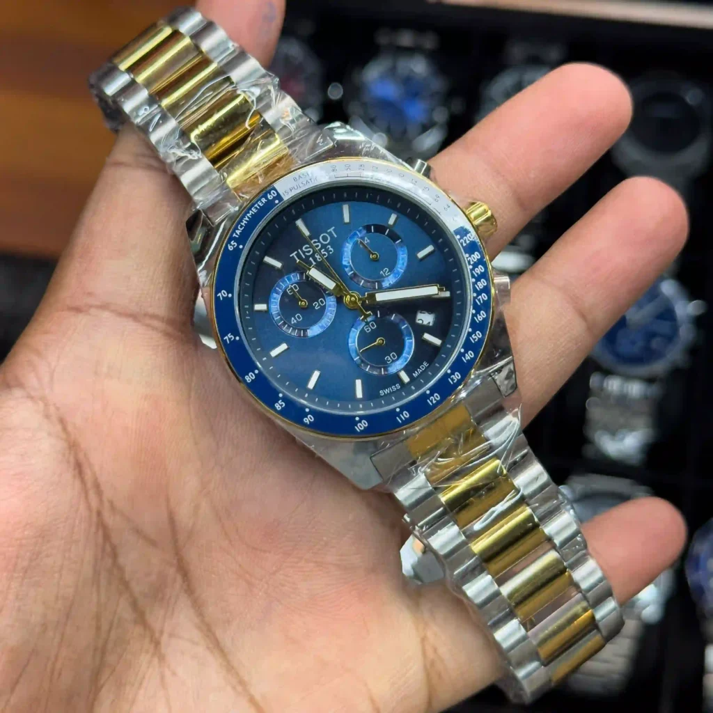 TISSOT CHRONOGRAPH DUAL TONE WATCH AA STANDARD QUARTZ MOVEMENT — alternate view 2