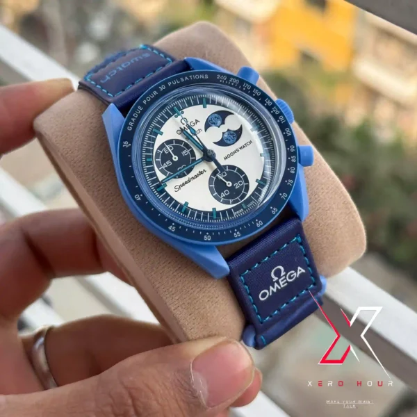 OMEGA SEAMASTER MOONSWATCH | MOON PHASE LIGHTWEIGHT WATCH | AA GRADE STANDARD