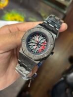 SKMEI 2359 sports watch quartz metal case fashion high quality turn wheel face watch - Image 3