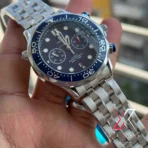 OMEGA SEA-MASTER CHRONOGRAPH DATE JUST | QUARTZ MOVEMENT | AA GRADE STANDARD | COLOR VARIANTS - Image 6