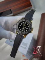 Rolex Yatch Master | Silicon Gold Body | AA Quartz Watch - Image 4