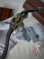 Rolex Yatch Master | Silicon Gold Body | AA Quartz Watch - Image 3