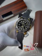 Rolex Yatch Master | Silicon Gold Body | AA Quartz Watch