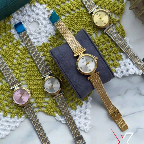 Casio Ladies Mesh Chain watch AA Standard 4 color