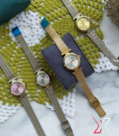 Casio Ladies Mesh Chain watch AA Standard 4 color