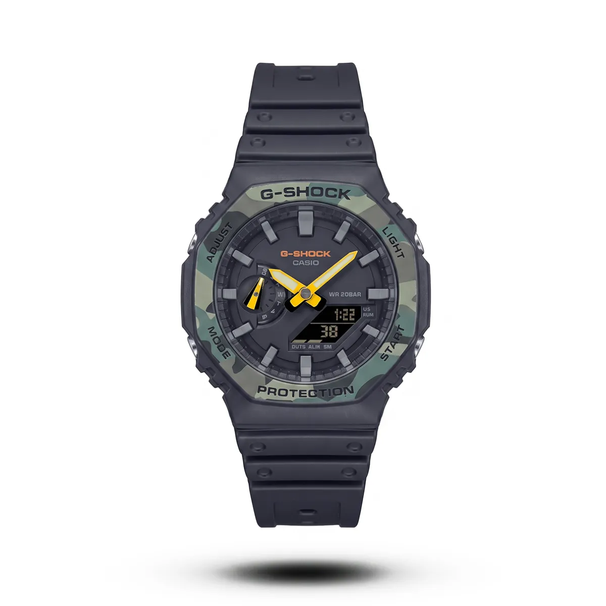 1200w-3.webp Casio-Style G-Shock GA-2100 – Full Black Multicolor Brick Dial - Image 1
