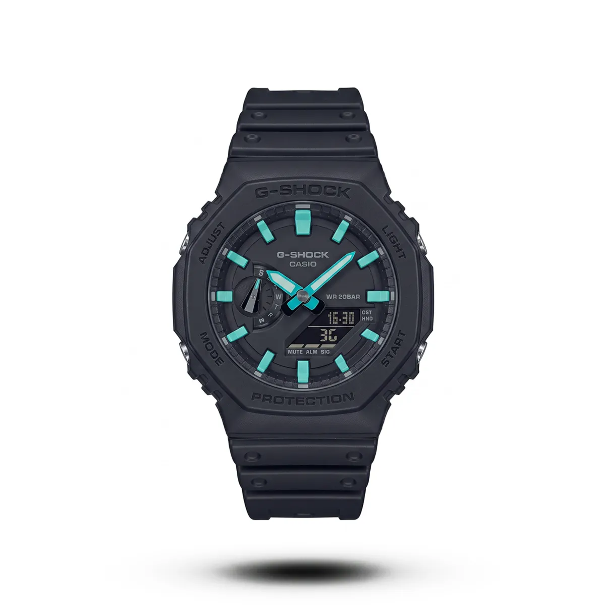 1200w-4.webp Casio-Style G-Shock GA-2100 – Full Black Teal Accent - Image 1