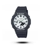 Casio-Style G-Shock GA-2100 – Full Black White Dial
